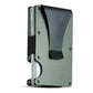 2 Pcs Dark Green Aluminum Alloy RFID Blocking Wallet - Compact, Lightweight Credit Card Holder and Money Clip