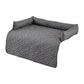 75*75CM Grey Waterproof & Scratch-Resistant Pet Sofa Protector Mat with Pillow | Cat & Dog Bed, Washable, All-Season