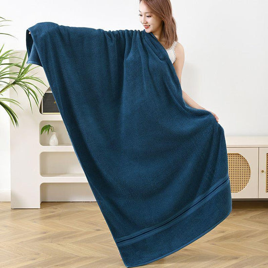 Grey Luxury Cotton Towel Set(Towel + Bath Towel) - Quick Dry, Extra Thick & Absorbent, Perfect for Bath & Beach