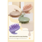 Green Eco-Friendly Wheat Straw Hair Care Set - Massage Brush, Detangling Comb, and V-shaped Comb for All Hair Types