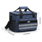 Dark Blue 18L Large Capacity Outdoor Insulated Cooler Bag - Portable Picnic Ice Pack with Shoulder Strap
