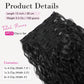 Black and Brown 12-Inch Clip-in Wavy Hair Extensions - 4-Piece Set,  Easy to Apply, Instant Volume Boost