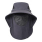 Dark Grey Outdoor Sun Hat with Face & Neck Protection, Quick-Dry, Breathable UV Protection Cap for Men and Women - Adjustable, Dust & Insect Repellent Hiking Hat