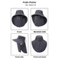 Pink Outdoor Sun Hat with Face & Neck Protection, Quick-Dry, Breathable UV Protection Cap for Men and Women - Adjustable, Dust & Insect Repellent Hiking Hat