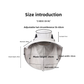 Grey Outdoor Sun Hat with Face & Neck Protection, Quick-Dry, Breathable UV Protection Cap for Men and Women - Adjustable, Dust & Insect Repellent Hiking Hat