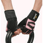Size S Black And Pink Breathable Anti-Slip Gym Gloves for Workout and Weightlifting - Durable, Adjustable Fitness Gloves for Men and Women