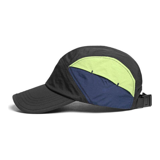 Black And Green Lightweight Sports Baseball Cap | Quick-Dry, Waterproof, Breathable | Outdoor Camping Cap