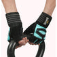Size L Black And Blue Breathable Anti-Slip Gym Gloves for Workout and Weightlifting - Durable, Adjustable Fitness Gloves for Men and Women