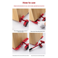 2 Pcs Red Heavy Duty Furniture Moving System, Sliding Dolly Tools for Easy Transport of Appliances, Furniture, and Heavy Objects