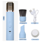 Blue Mini Portable Wireless Dust Vacuum Cleaner, Powerful and Long-Lasting Handheld Vacuum for Makeup Tables, Powder, and Dust
