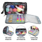 Leaf pattern Multi-Functional Crochet Hook and Yarn Storage Bag - Convenient Carrying Case for Crochet, Knitting Tools, and Yarn, with Stylish Pattern Design (Tools Not Included)