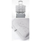 Grey 15.6-Inch Shockproof Laptop Bag with Compartments – Slim Design, Travel-Ready