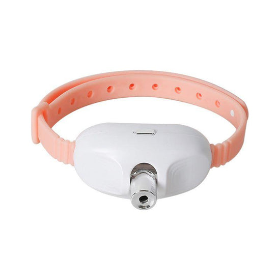 3 Pcs Pink Smart Laser Pointer Collar for Cats - Automatic Interactive Toy with Two Play Modes