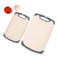 Beige 3-Piece Wheat Straw Cutting Board Set – Non-slip, Groove Design, Plastic Chopping Board for Kitchen Use