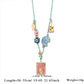Pink Pendant Style Colorful Necklace for Women - Trendy Hand & Shell Jewelry Set