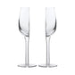 2 Pcs Unique Half-Round Crystal Wine Glass - Elegant Champagne Flute for Red & White Wine