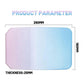 Gradual Pink Ergonomic PU Anti-Slip Mouse Pad with Wrist Support - Rectangular Gradient Desk Mat for Gaming and Office Use