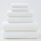 White Premium Cotton Towel Set - 6 Pieces, Soft & Absorbent Bath Towels for Adults