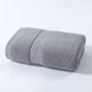 Grey Premium Thick Cotton Bath Towel for Adults - Soft and Absorbent Bathroom Towel