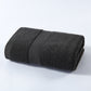 Black Premium Thick Cotton Bath Towel for Adults - Soft and Absorbent Bathroom Towel