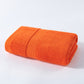 Bright Orange Premium Thick Cotton Bath Towel for Adults - Soft and Absorbent Bathroom Towel