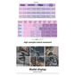 Dark Gray Size S Tie-Dye Yoga Set Long Sleeve Butt Lift Leggings Seamless Workout Training Gym Clothes