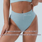 3 Pcs Size L Skin Microfiber High-Waisted Thong Underwear with Tummy Control - Slimming Comfort