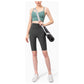 Size M True Navyl Seamless High-Waisted Yoga Shorts for Women - Tummy Control & Butt Lifting Fitness Shorts