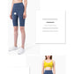 Size M True Navyl Seamless High-Waisted Yoga Shorts for Women - Tummy Control & Butt Lifting Fitness Shorts