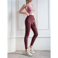 Size XL Black High-Waisted Seamless Yoga Pants for Women - Tummy Control, Butt Lifting & Back Waistband Pocket