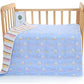 Blue Dog, 6-Layer Muslin Baby Blanket - Soft Cotton Bedding for Infants and Toddlers, 110x110cm