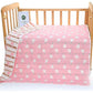 Pink Alpaca, 6-Layer Muslin Baby Blanket - Soft Cotton Bedding for Infants and Toddlers, 110x110cm