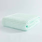 Light Green Pure Cotton Waffle Weave Bath Towel - Soft, Absorbent & Extra Large 70x140 cm for Home Use