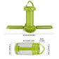 White Foldable LED Camping Lantern with 6 Modes & Type-C Output - 48LED, IPX4 Waterproof, 3 Styles