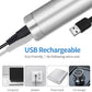 4-in-1 Electric Nose & Ear Hair Trimmer Set - USB Rechargeable Grooming Kit