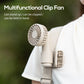 Apricot Portable Multifunctional Clip Fan DQ261 - 1000mAh Battery, 3-Speed, Quiet Cooling for Summer