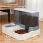 Pink Pet Feeder 3L Automatic Cat Feeder and Water Dispenser - Hassle-Free Hydration and Feeding