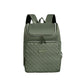 Green Stylish Quilted Diaper Bag Backpack - Large 17L Capacity Lightweight Nappy Bag for Mum