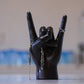 Gold Left Hand Resin Rock and Roll Hand Figurine - Stylish Desk and Living Room Decor