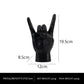 Black Right Hand Resin Rock and Roll Hand Figurine - Stylish Desk and Living Room Decor