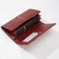 Blue PU Slim Wallet with Polyester Interior - Stylish Clutch for Cards and Cash