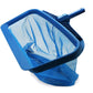 Blue Deep-Water Pool Skimming Net - Durable Cleaning Tool for Pool Maintenance (Pole not included)