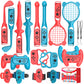 18-in-1 Motion-Sensing Sports Kit for Gaming Consoles - Tennis, Golf, and Fitness Accessories