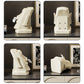 Black Versatile Desktop Headphone Stand & Tissue Box (23.5x17x14.5cm)