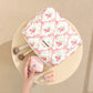 Pink Elegant 3-Piece Cosmetic Storage Set - Portable Skincare and Travel Pouch