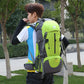 Blue 36-55L Outdoor Hiking Backpack - Durable Water Resistant Travel Bag for Trekking, Camping, and Adventure