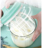 Manual Rotary Egg Beater & Cream Whisk 1200ml - Hand Crank Kitchen Mixer for Baking - Durable ABS Material Green