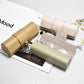 3 PCS Cute Bear PU Leather Glasses Case Large Capacity - Portable Protective Sunglasses Holder for Big Frames - Beige Eyewear Storage Box