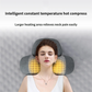 USB-Powered Memory Foam Neck Pillow, Electric Cervical Neck Massage Pillow with 15-Minute Timer - Ergonomic Contoured Sleep Aid Cushion