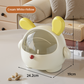 2PCS Yellow-Eared Cute Puppy Desktop Bin with Lid - Mini Trash Can & Storage Organiser - Kawaii Office Decor for Vanity & Home Office